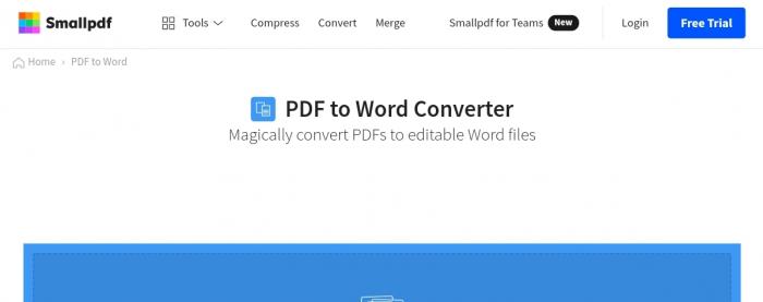 how to convert a pdf to word_Smallpdf